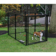 Powder Coated Black Welded Wire Modular 6ft Outdoor Dog Kennel for Backyard (XMM-DK11)